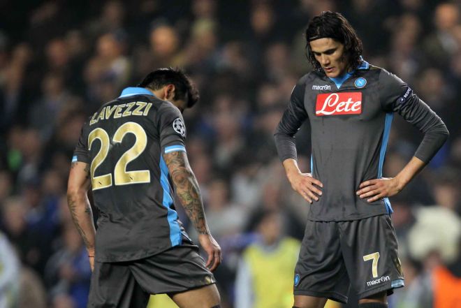 Napoli 3 Chelsea 1: AVB on the brink as Lavezzi and Cavani punish blundering  Blues - 7M sport